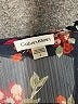 Calvin Klein 100% Polyester Floral Blue Cocktail Dress Size 4 - photo 7