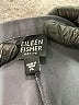 Eileen Fisher Solid Black Gray Track Pants Size L (petite) - photo 7