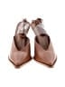 BCBGMAXAZRIA 100% Leather Brown Heels Size 7 1/2 - photo 2