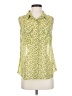 CAbi 100% Polyester Yellow Sleeveless Blouse Size S - photo 1