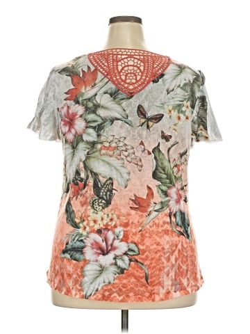 Time and Tru Short Sleeve Blouse (view 2)