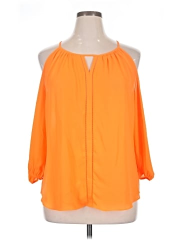 Worthington 3/4 Sleeve Blouse (view 1)