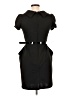 Lovely Day Solid Black Cocktail Dress Size L - photo 2