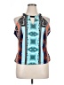 Bisou Bisou Blue Sleeveless Blouse Size XL - photo 1