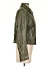 Lamarque 100% Leather Green Leather Jacket Size S - photo 4