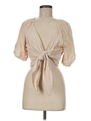 Abercrombie & Fitch Short Sleeve Blouse (view 1)