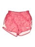 Nike 100% Polyester Print Pink Athletic Shorts Size 6 - 7 - photo 1