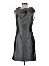 Antonio Melani 100% Polyester Metallic Gray Cocktail Dress Size 2 - photo 1