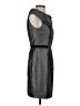 Antonio Melani 100% Polyester Metallic Gray Cocktail Dress Size 2 - photo 4