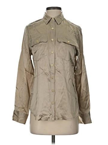 J.Crew Always Long Sleeve Silk Top (view 1)