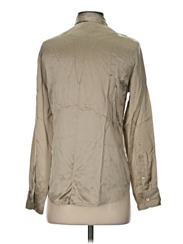 J.Crew Always Long Sleeve Silk Top (view 2)