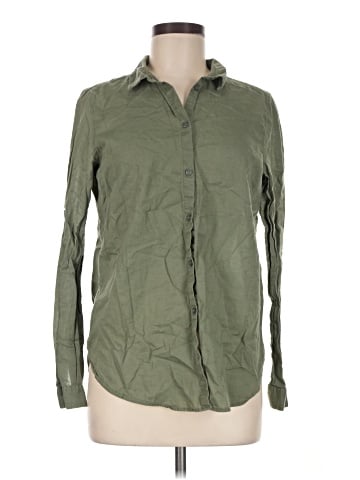 Divided by H&M Long Sleeve Button-Down Shirt (view 1)