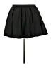 Unbranded 100% Polyester Solid Black Casual Skirt Size XXL - photo 2