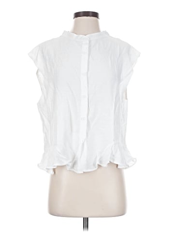 Unbranded Sleeveless Button-Down Shirt (view 1)
