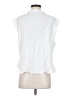 Unbranded White Sleeveless Button-Down Shirt Size 5 - photo 2