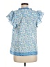 Vineyard Vines Blue Short Sleeve Blouse Size M - photo 2