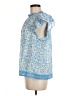 Vineyard Vines Blue Short Sleeve Blouse Size M - photo 5