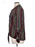 Investments 100% Polyester Stripes Black Long Sleeve Blouse Size XL - photo 5