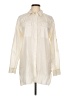 PureDKNY Ivory Long Sleeve Button-Down Shirt Size L - photo 1
