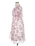 Laura Ashley 100% Polyester Floral Pink Cocktail Dress Size XL - photo 5