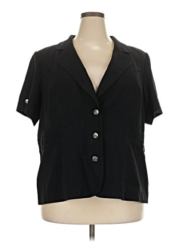 Lane Bryant Outlet Short Sleeve Blouse (view 1)