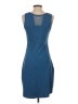Columbia 100% Polyester Solid Blue Casual Dress Size S - photo 2
