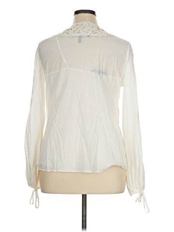 White House Black Market Long Sleeve Blouse (view 2)