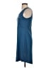 Columbia 100% Polyester Solid Blue Casual Dress Size S - photo 5