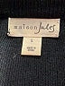 Maison Jules Stripes Black Pullover Sweater Size L - photo 7
