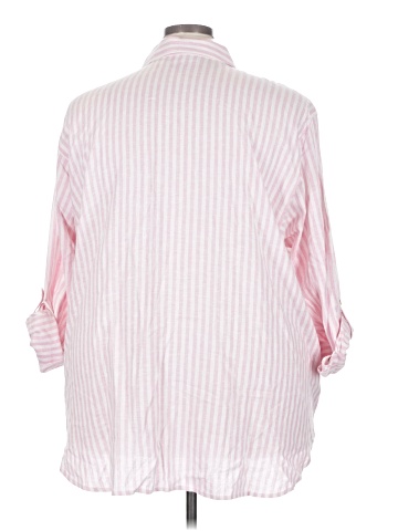Susan Graver Long Sleeve Button-Down Shirt (view 2)