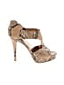 Nine West Animal Print Tan Sandals Size 8 - photo 1