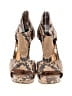 Nine West Animal Print Tan Sandals Size 8 - photo 2