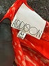 Addison 100% Silk Orange Cocktail Dress Size M - photo 7