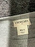 TSE 100% Cotton Hearts Gray Pullover Sweater Size 6 - 7 - photo 3