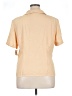 Impressions Tan Short Sleeve Blouse Size 16 - photo 2