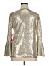 Vince Camuto Metallic Silver Long Sleeve Blouse Size XL - photo 2