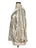 Vince Camuto Metallic Silver Long Sleeve Blouse Size XL - photo 5
