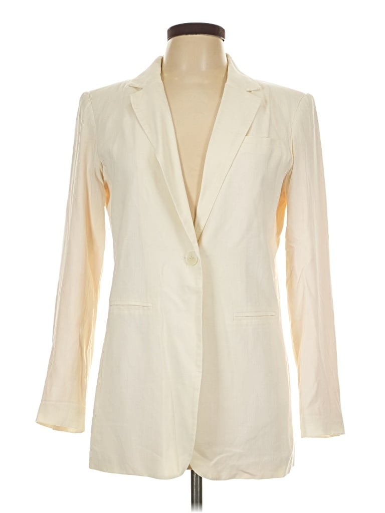 Pre-owned Ellsworth & Ivey Blazer Jacket In Ivory