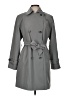 Talbots 100% Polyester Gray Trenchcoat Size 6 - photo 1