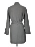 Talbots 100% Polyester Gray Trenchcoat Size 6 - photo 2