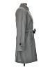 Talbots 100% Polyester Gray Trenchcoat Size 6 - photo 4