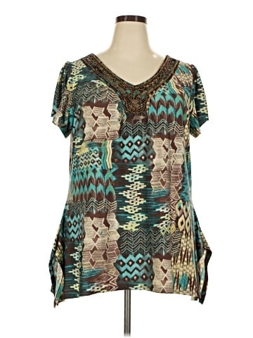 Avenue Short Sleeve Blouse (view 1)