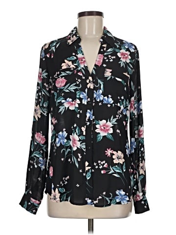 Candie's Long Sleeve Blouse (view 1)