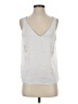 Vince Camuto 100% Polyester White Sleeveless Top Size S - photo 1