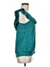 Beymen Teal Sleeveless Silk Top Size M - photo 4