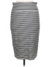 Three Dots Stripes Gray Casual Skirt Size M - photo 2