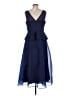 JS Collections 100% Polyester Blue Cocktail Dress Size 8 - photo 2