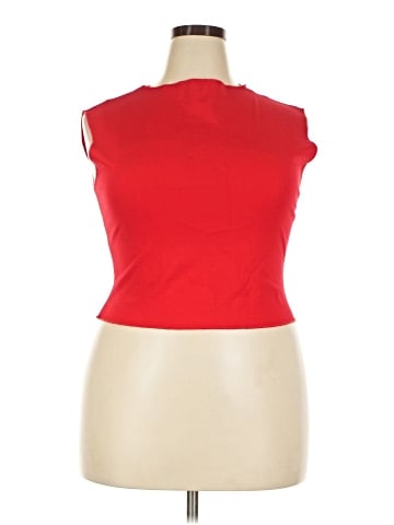 Aqua Sleeveless Top (view 1)
