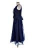 JS Collections 100% Polyester Blue Cocktail Dress Size 8 - photo 5