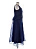 JS Collections 100% Polyester Blue Cocktail Dress Size 8 - photo 4